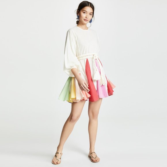 Rhode Dresses & Skirts - RHODE Resort Ella Dress Rainbow Color Block